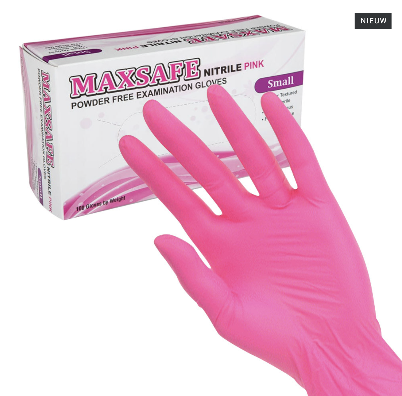 Nitril Handschoenen Smal Roze