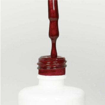 Love Red  Metallic Q Diamond Gel Polish