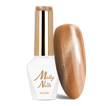 Orange Light Metallic Cat Eye Gelpolish