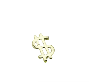 3D strass dollar
