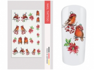 Winter Bird Waterdecal