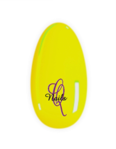 Neon Lemon Q Diamond Gelpolish
